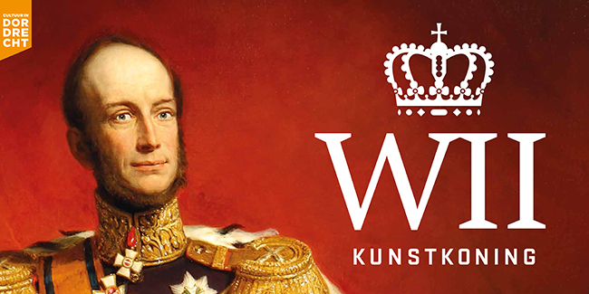 Poster Koning Willem 2 praat via layar
