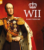 Kunstkoning Willem II praat tegen publiek via Layar
