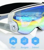 Augmented reality skibril voor high tech wintersport